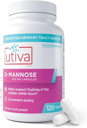 Szio+ Utiva D-Mannose 500mg Capsule...