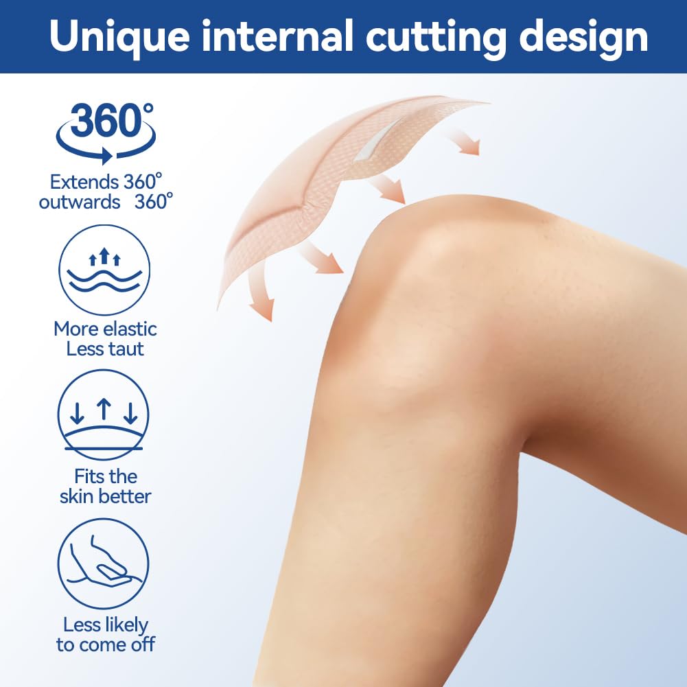Dimora 20 Count Silicone Super Absorbent Wound Dressing - Gentle Border 5" x 5" Adhesive Bandages for Diabetic Foot Ulcers, Heavy Exudate Wound Care Pads with Ultrasorb Polymer - Image 7