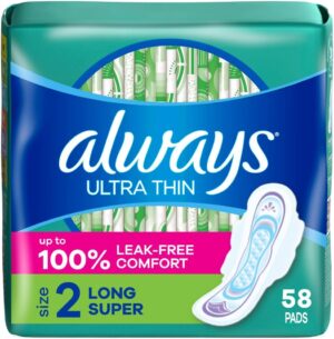 Always Ultra Thin Pads with Wings, ...
