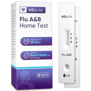 WELLlife Flu A&B Home Test, Fl...