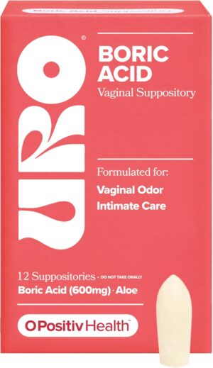 O Positiv URO Boric Acid Vaginal Su...