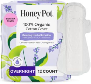 Honey Pot Calming Overnight Sanitar...