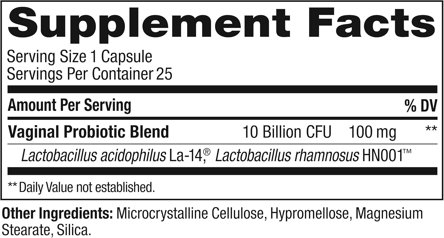 OLLY Happy Hoo-Ha Capsules, Probiotic for Women, Vaginal Health and pH Balance, 10 Billion CFU, Gluten Free - 25 Count - Image 8