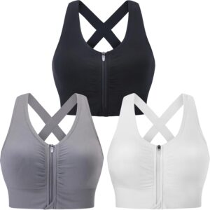 Evercute Zip Front Post-Surgery Bra...