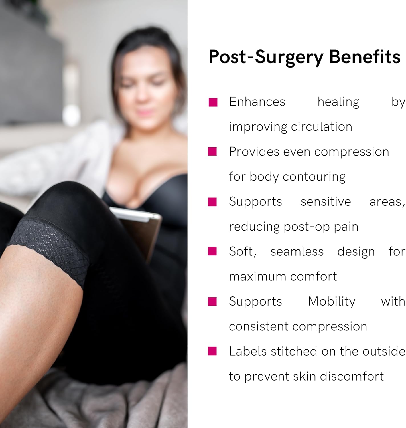 LIPOELASTIC TD Variant Post-Operative Compression Garment – Ideal for Liposuction of Tummy, HIPS, Thighs, Buttocks & Knees - Image 6