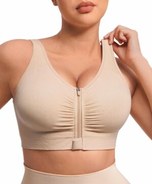FeelinGirl Zip Front Closure Bras f...