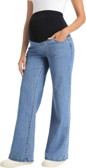 V VOCNI Women’s Maternity Jea...
