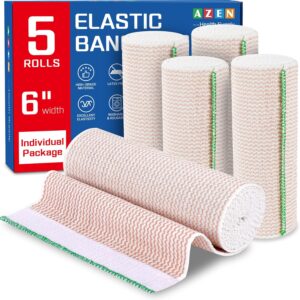AZEN Premium 5 Pack Elastic Bandage...