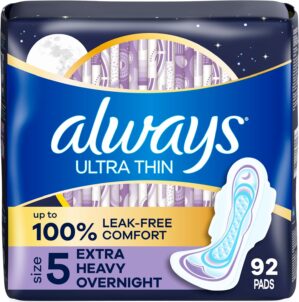 Always Ultra Thin Overnight Pads, S...