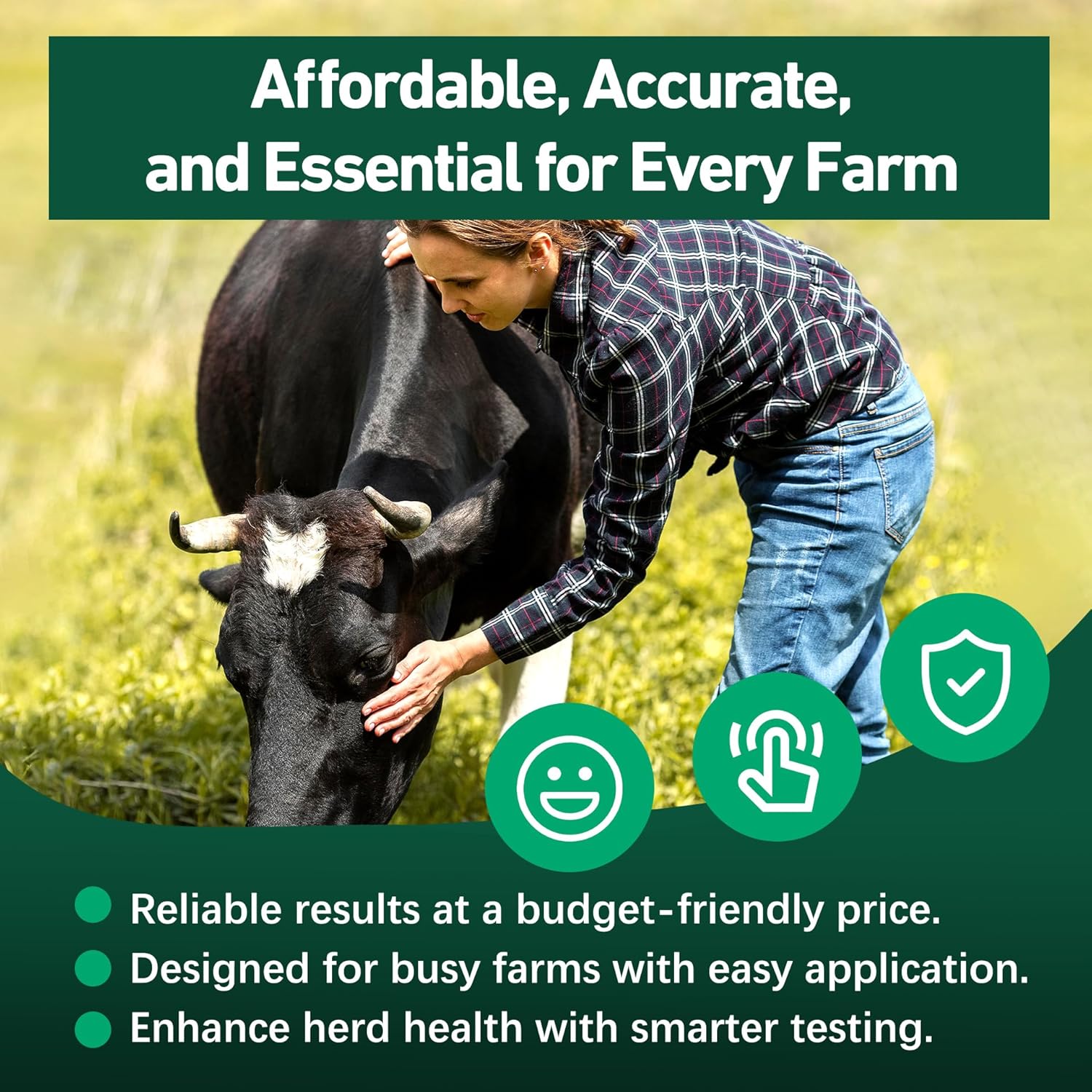 Bovine Pregnancy Test Kit - Includes 2 Tests, Rapid Results in 5-20 Minutes for Dairy & Beef Cows, Whole Blood, Serum & Plasma-Based Tests - Image 9