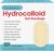 Advanced Fast Healing Hydrocolloid Gel Bandages, Adhesive Wound Care Pads, 0.83 x 1.65 in, 50 Count