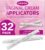32 Pack Disposable Vaginal Cream Applicators for Women, Suppository Applicators with Dosage Markings, Hygienic Individually Wrapped Threaded Applicators Fits Most Vaginal Creams, Gels & Lubricants