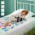 IMPROVIA® Pee Pads for Kids – Bed wetting Pads for Kids Potty Training Bed mats for Toddlers Waterproof Reuseable Washable Absorbent, Non Slip – Dino Design – Twin Size 34”x36