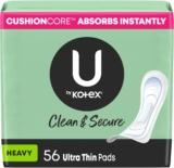 U by Kotex Ultra Thin Pads, Clean &...