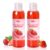 2 PCS Yoni Wash, Natural Feminine Wash for Women Ph Balance, Yoni Body Wash Vaginal Wash for Intimate Moisturizing Deodorant Remove Odor, Strawberry Scent