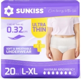 SUNKISS Ultra Thin Incontinence Und...
