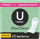 U by Kotex Ultra Thin Pads, Clean &...